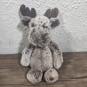 Jellycat Bashful Marty Moose Small Plush Toy-Authentic-Rare-Retired